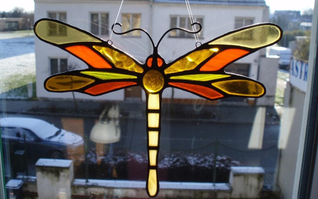 ✨ Malé vitráže technikou Tiffany 3: Motýl & Vážka (23/3)
